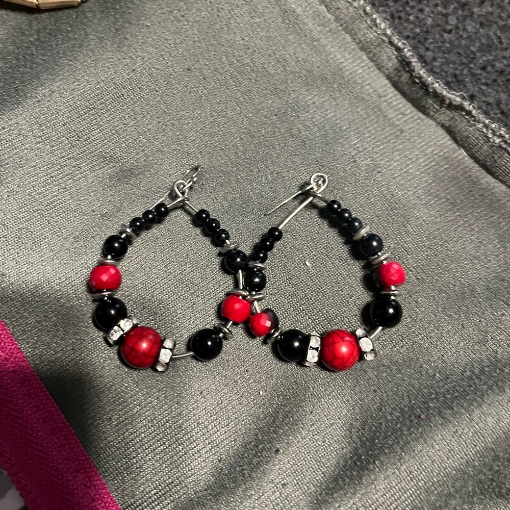 Dangle statement earrings